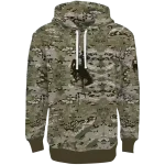 custom wyoming cowboys military style hoodie best selling