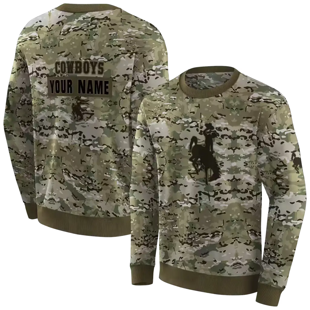 custom wyoming cowboys military style hoodie premium grade custom wyoming cowboys military style hoodie premium grade