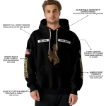 custom wyoming cowboys punisher skull black hoodie best selling