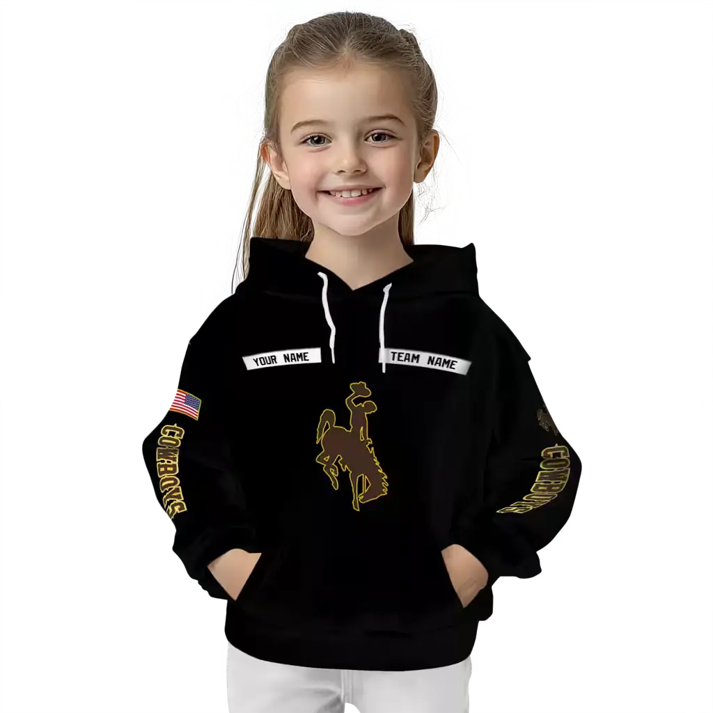 custom wyoming cowboys punisher skull black hoodie top rated custom wyoming cowboys punisher skull black hoodie top rated