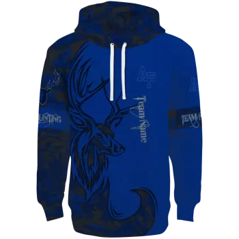 customized air force falcons deer silhouette blue hoodie best selling