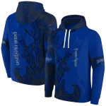 customized air force falcons deer silhouette blue hoodie best selling
