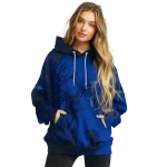 customized air force falcons deer silhouette blue hoodie best selling