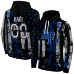 customized air force falcons distressed flag blue black hoodie best selling