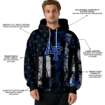 customized air force falcons distressed flag blue black hoodie best selling