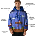 customized air force falcons mario blue black hoodie best selling