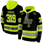 customized air force falcons safety motif black neon green hoodie best selling