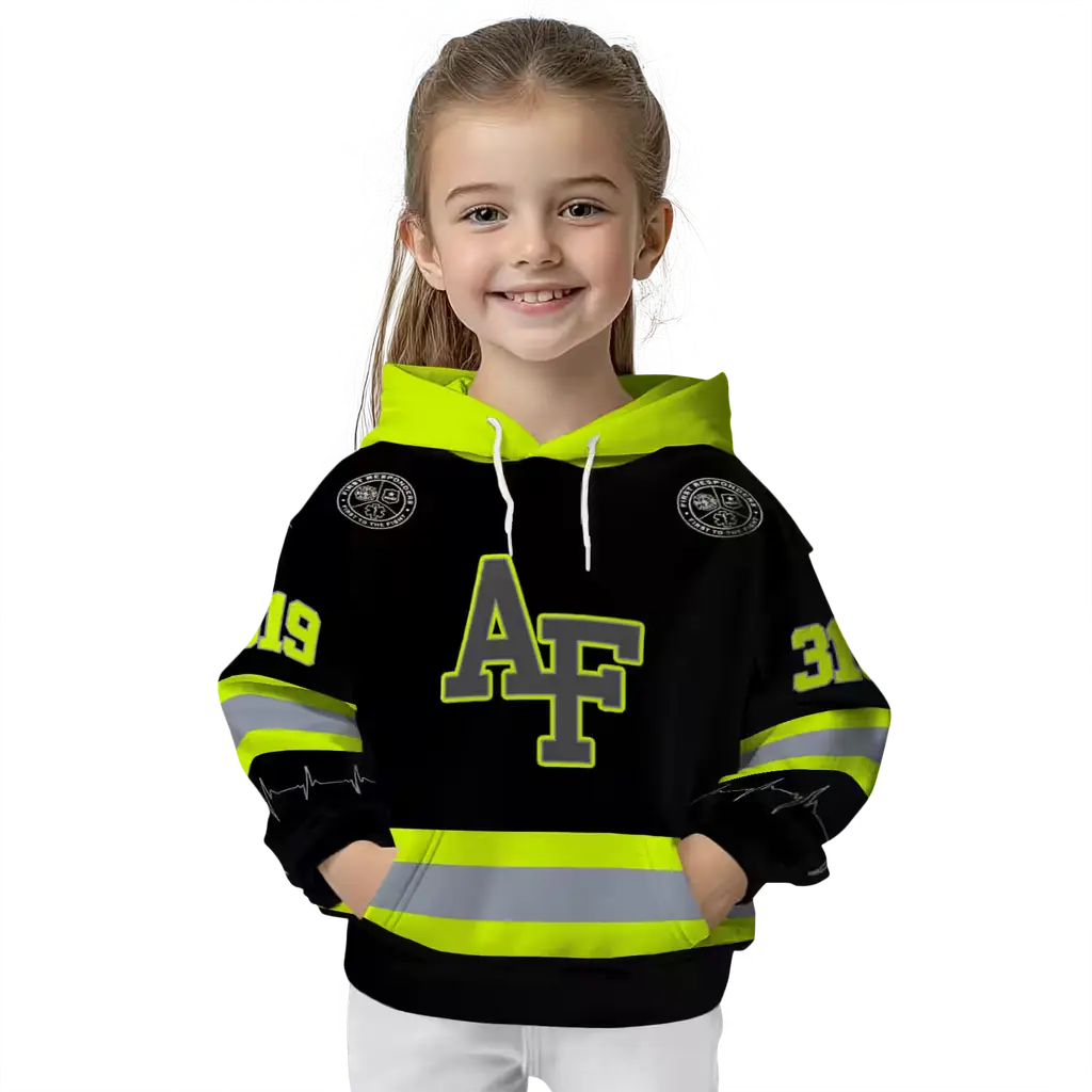 customized air force falcons safety motif black neon green hoodie top rated customized air force falcons safety motif black neon green hoodie top rated