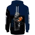 customized akron zips baby groot blue black hoodie best selling
