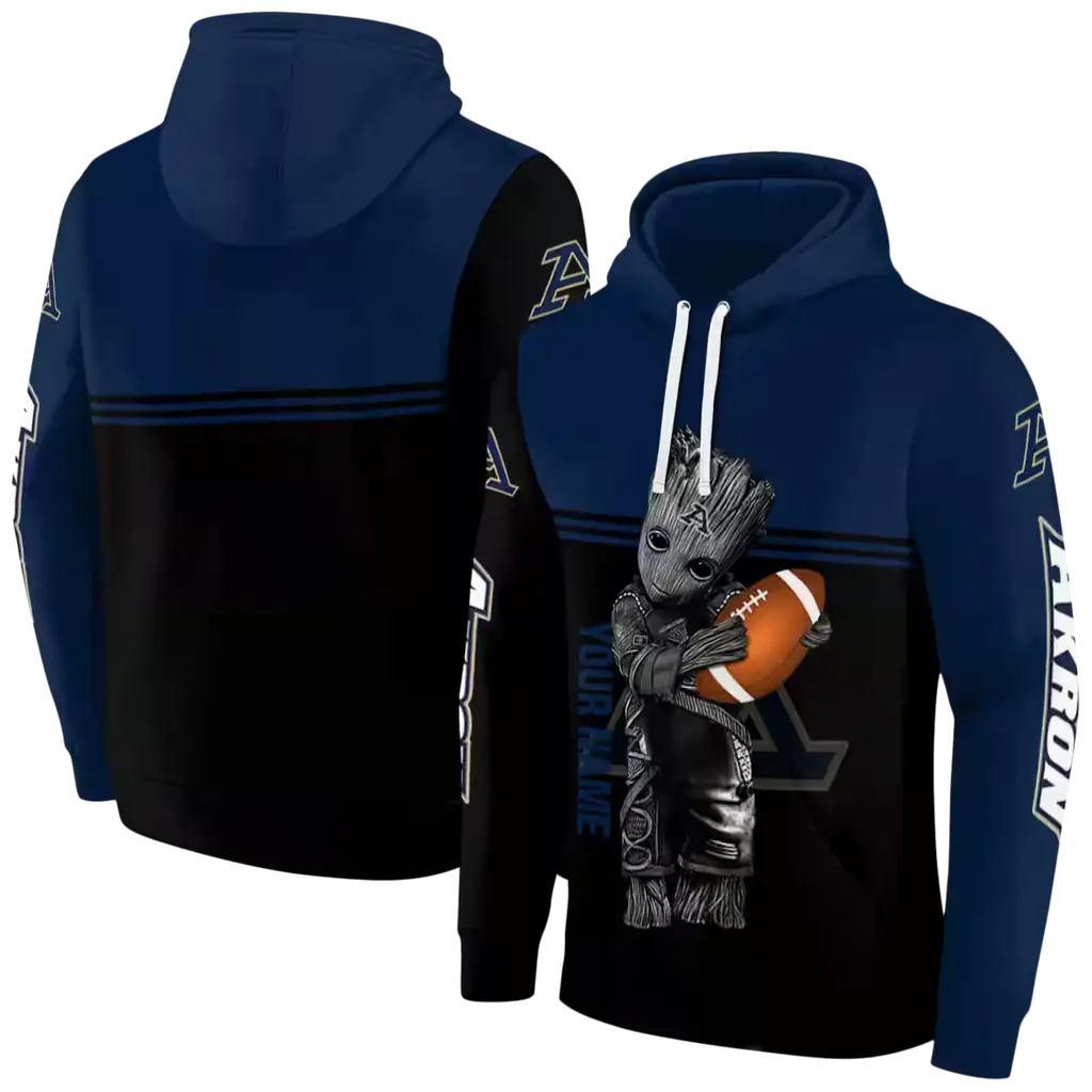 customized akron zips baby groot blue black hoodie fashion forward customized akron zips baby groot blue black hoodie fashion forward