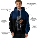 customized akron zips baby groot blue black hoodie best selling