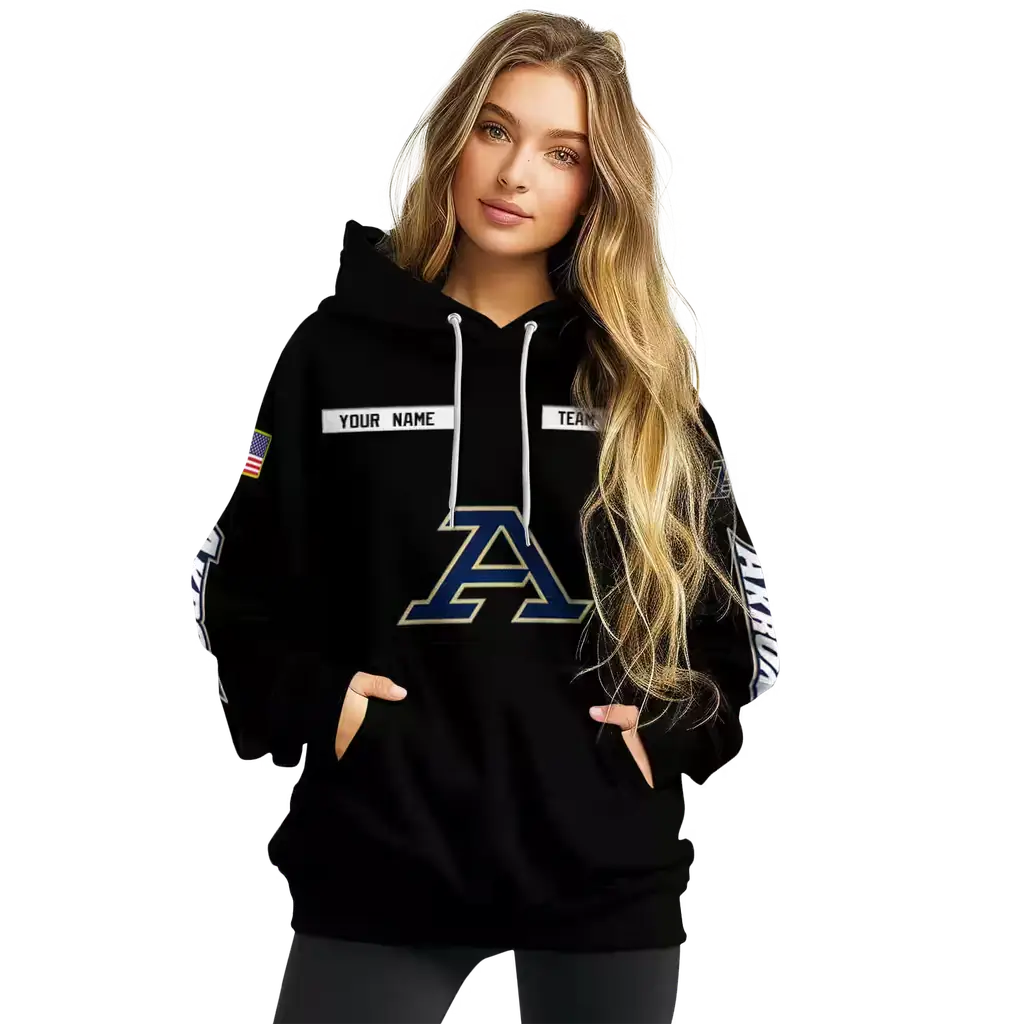 customized akron zips punisher skull black hoodie high quality customized akron zips punisher skull black hoodie high quality