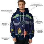 customized akron zips spongebob patrick star blue navy hoodie best selling