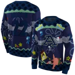customized akron zips spongebob patrick star blue navy hoodie best selling