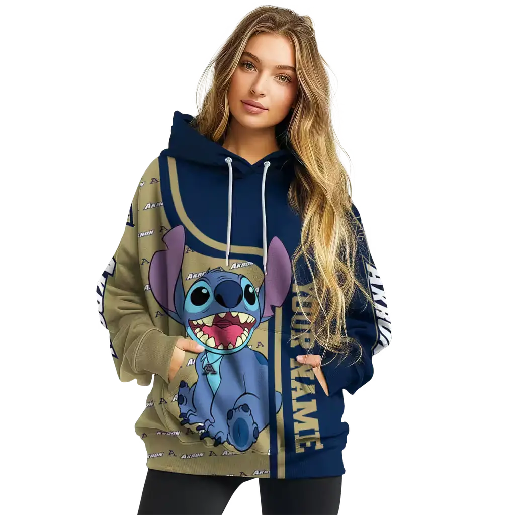 customized akron zips stitch blue hoodie high quality customized akron zips stitch blue hoodie high quality