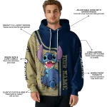 customized akron zips stitch blue hoodie best selling