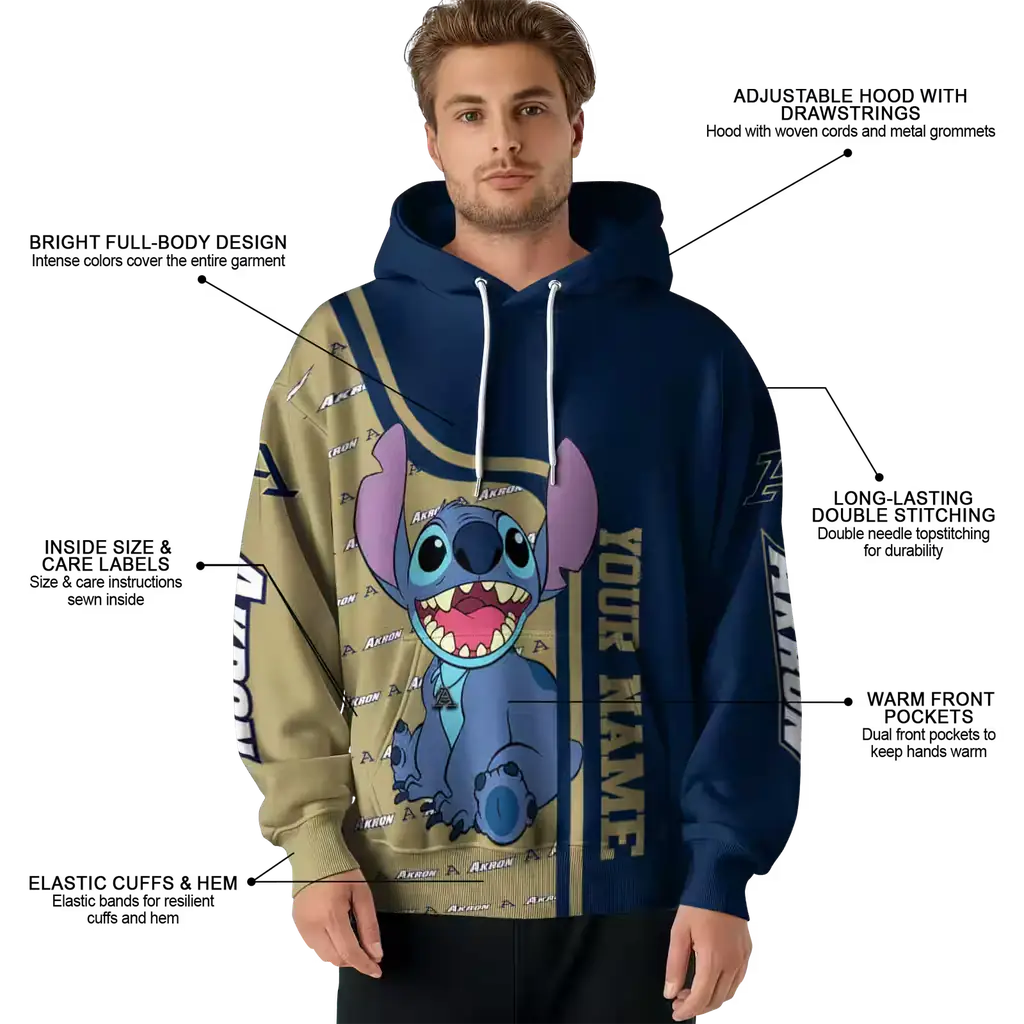 customized akron zips stitch blue hoodie latest model customized akron zips stitch blue hoodie latest model