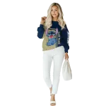 customized akron zips stitch blue hoodie best selling