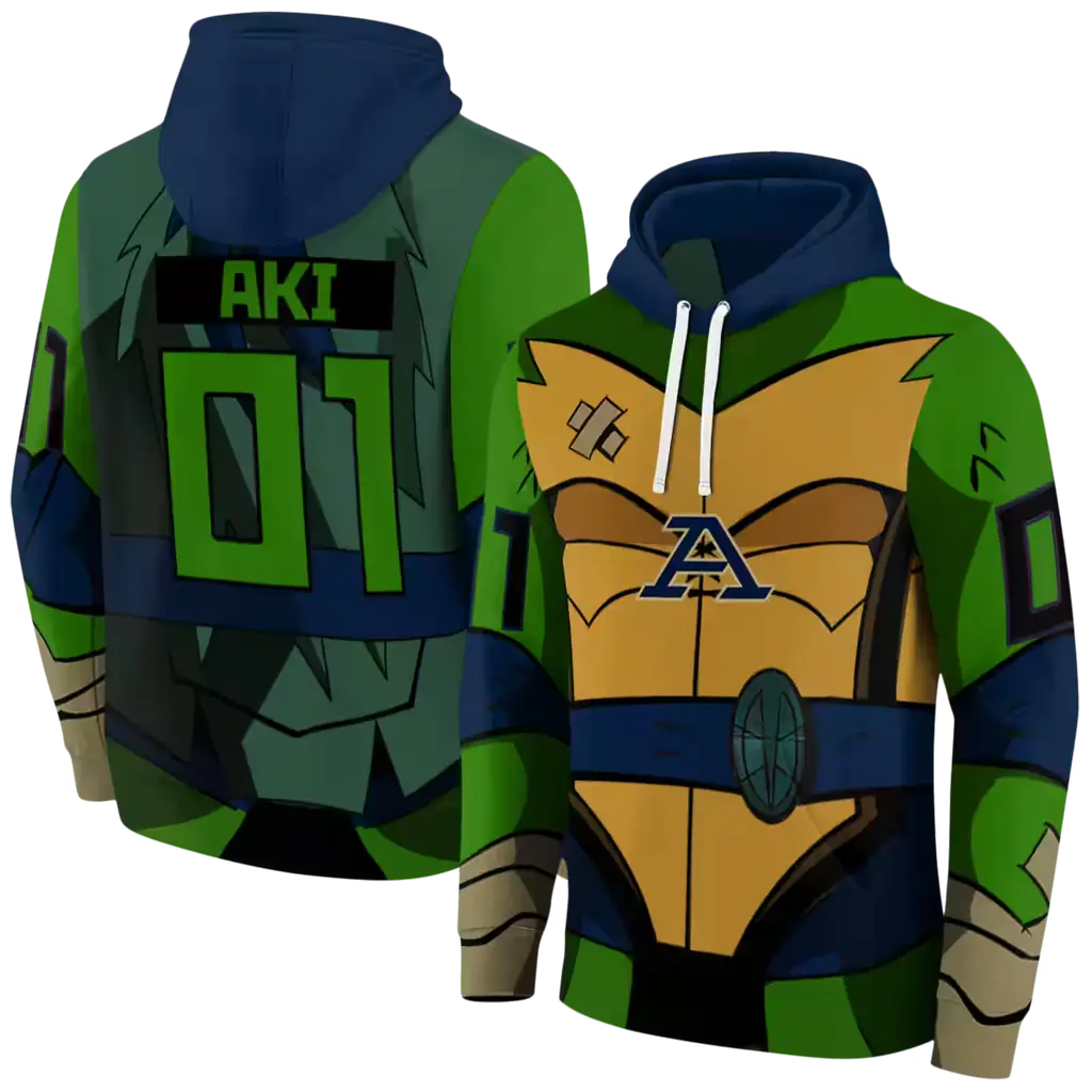 customized akron zips superhero armor blue green hoodie fashion forward customized akron zips superhero armor blue green hoodie fashion forward