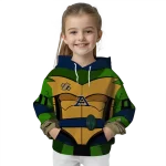 customized akron zips superhero armor blue green hoodie best selling