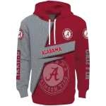 customized alabama crimson tide abstract shape crimson hoodie best selling