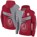 customized alabama crimson tide abstract shape crimson hoodie best selling