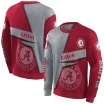 customized alabama crimson tide abstract shape crimson hoodie best selling