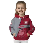 customized alabama crimson tide abstract shape crimson hoodie best selling