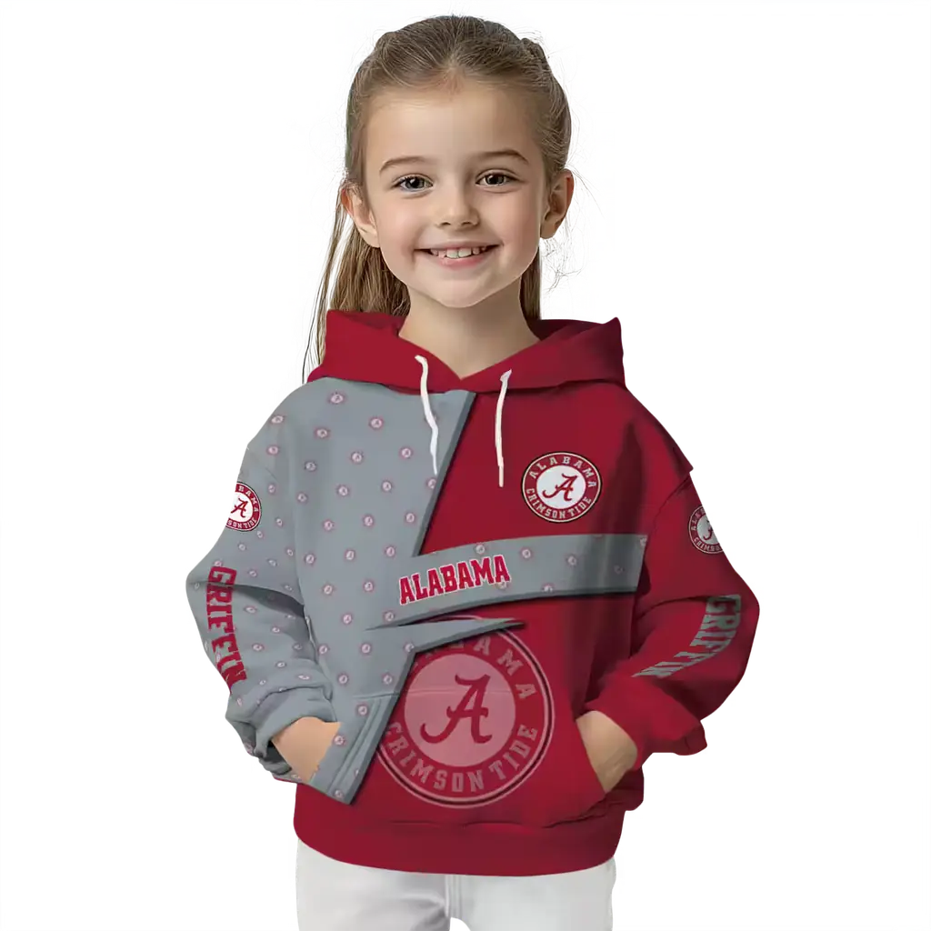 customized alabama crimson tide abstract shape crimson hoodie top rated customized alabama crimson tide abstract shape crimson hoodie top rated