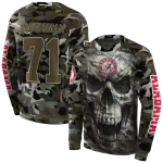 customized alabama crimson tide camo skull hoodie best selling