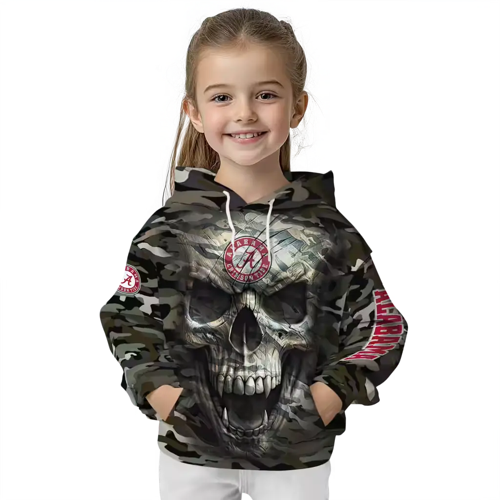 customized alabama crimson tide camo skull hoodie top rated customized alabama crimson tide camo skull hoodie top rated