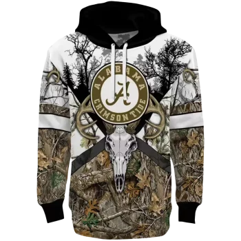 customized alabama crimson tide forest silhouette hoodie best selling