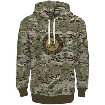 customized alabama crimson tide military style hoodie best selling