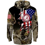 customized alabama crimson tide tree camo hoodie best selling