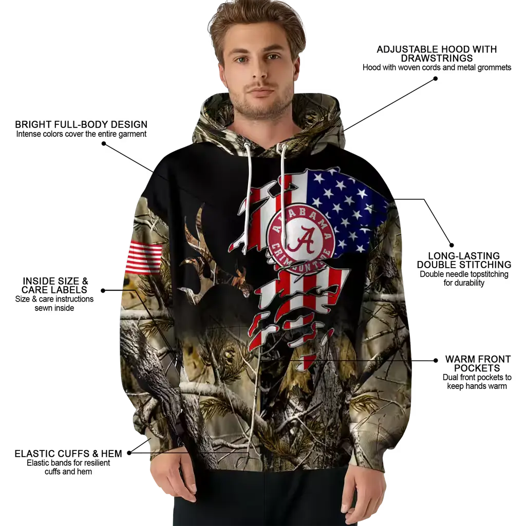 customized alabama crimson tide tree camo hoodie latest model customized alabama crimson tide tree camo hoodie latest model