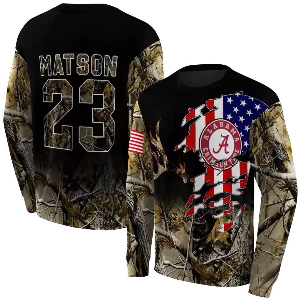 customized alabama crimson tide tree camo hoodie premium grade customized alabama crimson tide tree camo hoodie premium grade