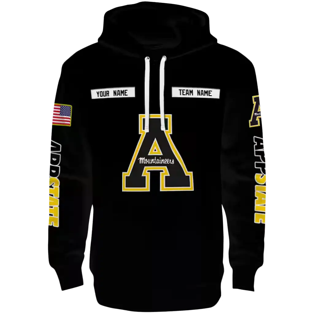 customized appalachian state mountaineers punisher skull black hoodie best selling customized appalachian state mountaineers punisher skull black hoodie best selling