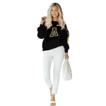 customized appalachian state mountaineers punisher skull black hoodie best selling