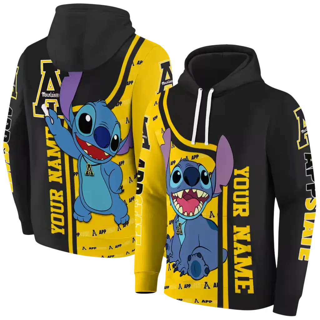 customized appalachian state mountaineers stitch black hoodie fashion forward customized appalachian state mountaineers stitch black hoodie fashion forward