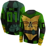 customized appalachian state mountaineers superhero armor black green hoodie best selling