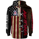 customized arizona wildcats american pride hoodie best selling
