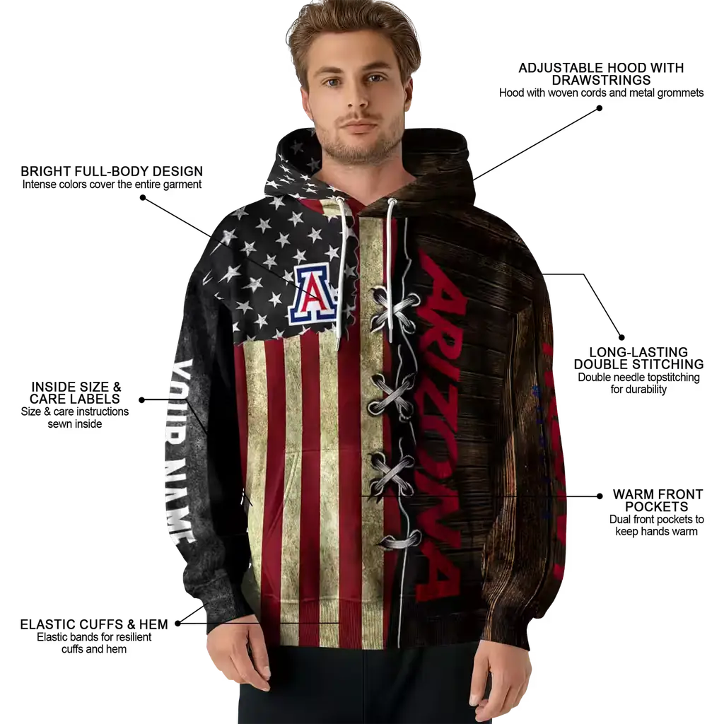 customized arizona wildcats american pride hoodie latest model customized arizona wildcats american pride hoodie latest model