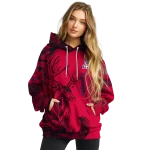 customized arizona wildcats deer silhouette red hoodie best selling
