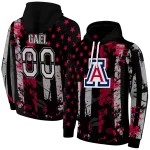 customized arizona wildcats distressed flag red black hoodie best selling