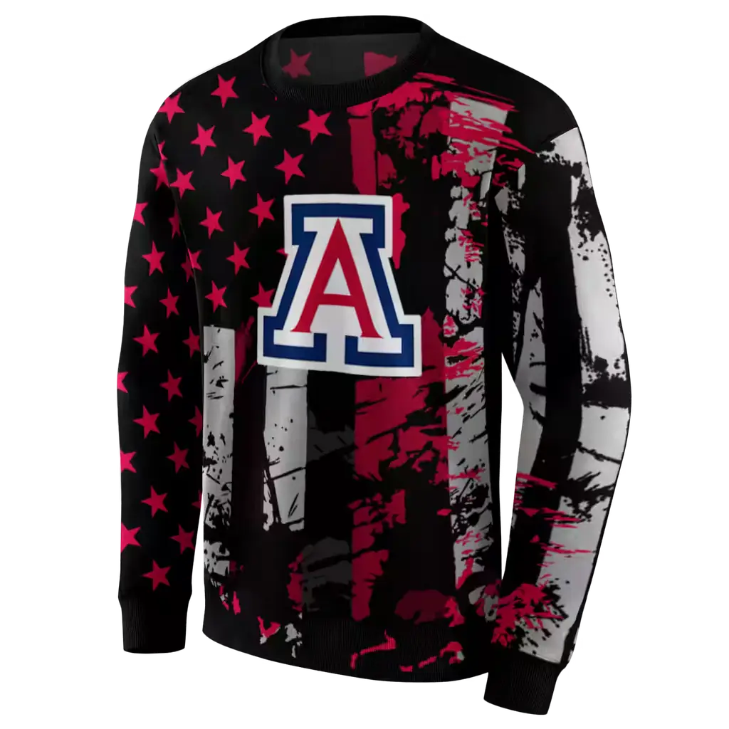 customized arizona wildcats distressed flag red black hoodie new arrival customized arizona wildcats distressed flag red black hoodie new arrival