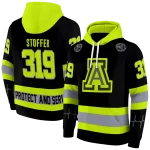 customized arizona wildcats safety motif black neon green hoodie best selling