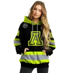 customized arizona wildcats safety motif black neon green hoodie best selling