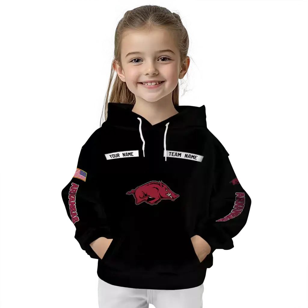 customized arkansas razorbacks punisher skull black hoodie top rated customized arkansas razorbacks punisher skull black hoodie top rated