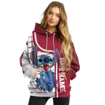 customized arkansas razorbacks stitch red hoodie best selling