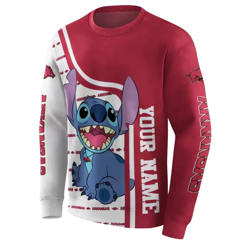 customized arkansas razorbacks stitch red hoodie new arrival customized arkansas razorbacks stitch red hoodie new arrival